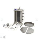  Ψησταριά κεμπάπ ηλεκτρική - 3 καυστήρες - 30kg κρέας